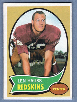 1970 Topps #124 Len Hauss EX-MT  GO263B