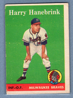 1958 Topps #454 Harry Hanebrink (b) VG  GO387