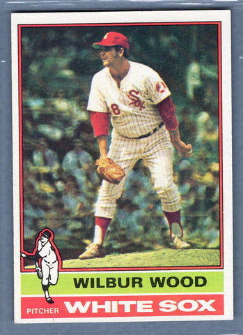 1976 Topps #368 Wilbur Wood  EX-MT  GOSB1
