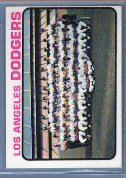 1973 Topps #91 Los Angeles, Dodgers Team  (b) EX-MT  GO669