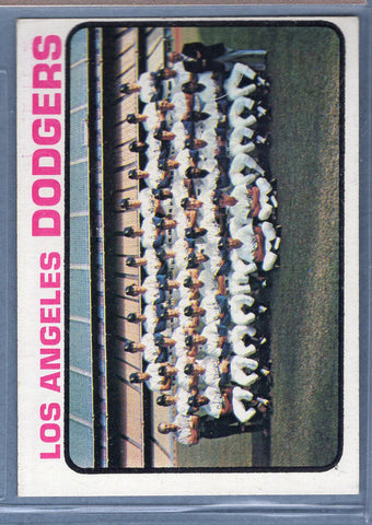 1973 Topps #91 Los Angeles, Dodgers Team  (b) EX-MT  GO669