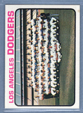 1973 Topps #91 Los Angeles, Dodgers Team  (C) EX-MT  GO669