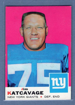 1969 Topps #84 Jim Katcavage EX  GO257