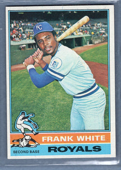 1976 Topps #369 Frank White  EX-MT  GOSB1