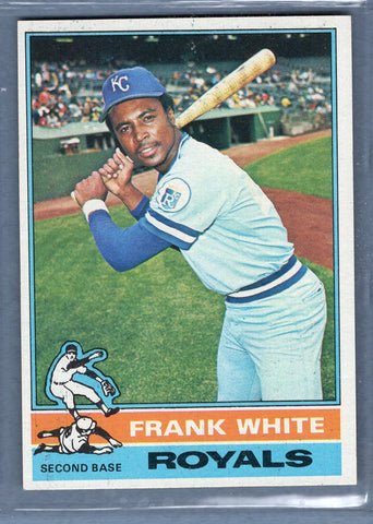 1976 Topps #369 Frank White  EX-MT  GOSB1