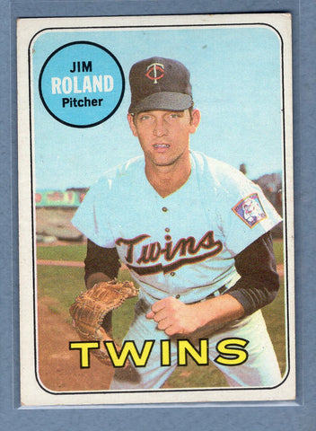 1969 Topps #336 Jim Roland (a) EX  GO602