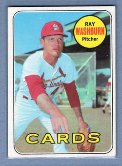 1969 Topps #415 Ray Washburn EX-MT  GO358