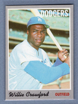 1970 Topps #34 Willie Crawford  EX-MT  GO680