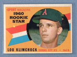 1960 Topps #137 Lou Klimchock EX-MT  GO100