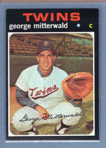 1971 Topps #189 George Mitterwald  (a) EX-MT  GO340