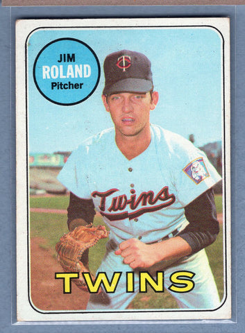 1969 Topps #336 Jim Roland (b) EX  GO602