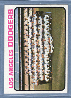 1973 Topps #91 Los Angeles, Dodgers Team  (d) EX-MT  GO669