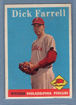 1958 Topps #76 Dick Farrell (st) (a) VG  GO501