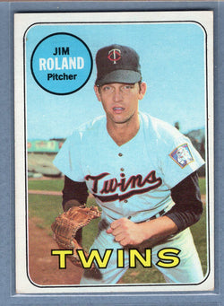 1969 Topps #336 Jim Roland (c) EX  GO602