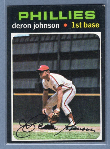 1971 Topps #490 Deron Johnson (c) EX  GO950