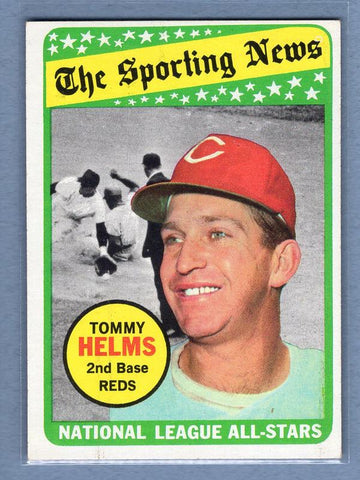 1969 Topps #418 Tommy Helms All Star EX-MT  GO358
