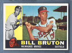 1960 Topps #37 Bill Bruton EX-MT  Set Break C