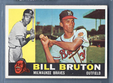 1960 Topps #37 Bill Bruton EX-MT  Set Break C