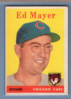 1958 Topps #461 Ed Mayer  VG  GO387