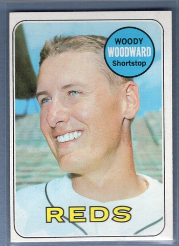 1969 Topps #142 Woody Woodward NM-MT Set Break WA WA