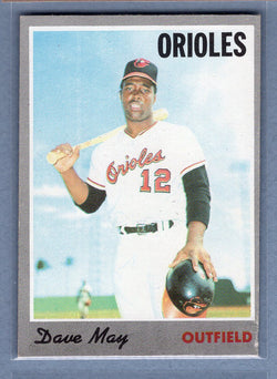 1970 Topps #81 Dave May  G-VG  GO450