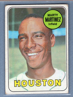 1969 Topps #337 Marty Martinez (st) (a) VG  GO602