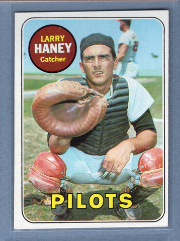 1969 Topps #209 Larry Haney (b) EX-MT  GO700