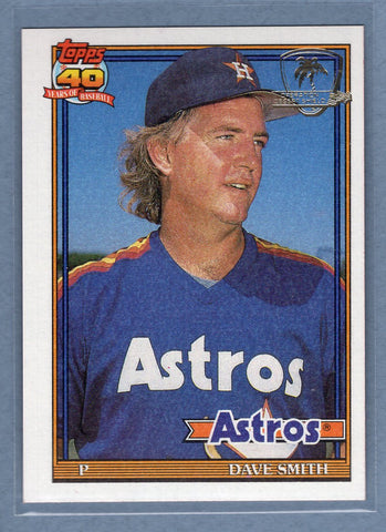 1991 Topps Desert Shield #215 Dave Smith  NM  GO600