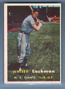 1957 Topps #232 Whitey Lockman(2) VG-EX  GO295