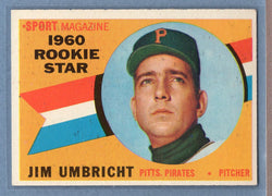 1960 Topps #145 Jim Umbricht EX-MT  GO100