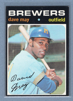 1971 Topps #493 Dave May (a) EX  GO950