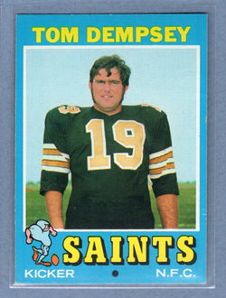 1971 Topps #5 Tom Dempsey (a) EX-MT  GO600