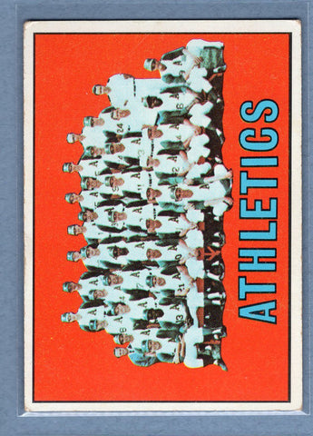1967 Topps #262 Athletics Team EX  GO368