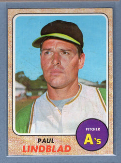 1968 Topps #127 Paul Linblad (st) (a)  VG  GO550