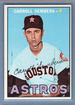 1967 Topps #136 Carroll Sembera EX-MT    GO323