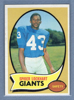 1970 Topps #17 Spider Lockhart EX   GO241B
