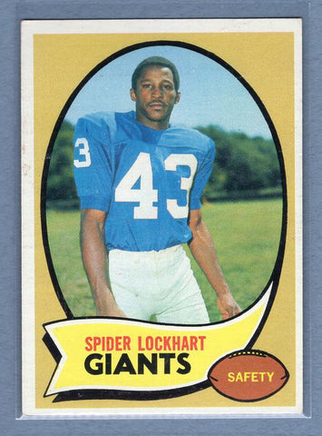 1970 Topps #17 Spider Lockhart EX   GO241B