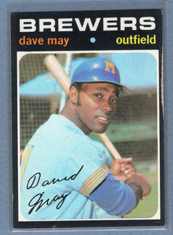 1971 Topps #493 Dave May (b) EX  GO950