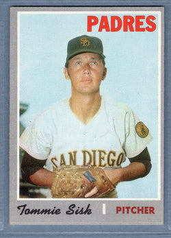 1970 Topps #374 Tommie Sisk  EX-MT  SB2