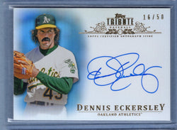 2013 Topps Tribute Auto Dennis Eckersley 16/50