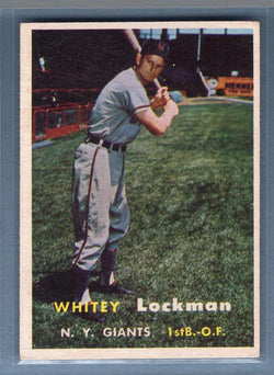 1957 Topps #232 Whitey Lockman(3) VG-EX  GO295