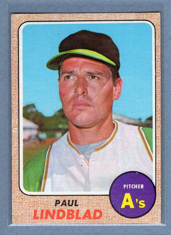 1968 Topps #127 Paul Linblad (b)  EX-MT  GO550