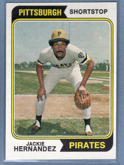 1974 Topps #566 Jackie Hernandez Nm-Mt