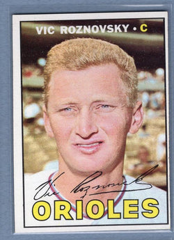 1967 Topps #163 Vic Roznovsky EX  GO446