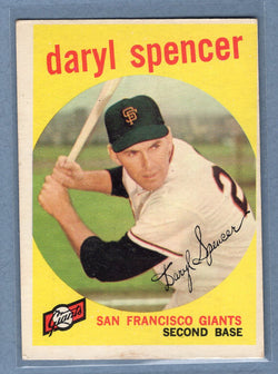 1959 Topps #443 Daryl Spencer VG-EX   GO410