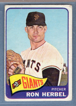 1965 Topps #84 Ron Herbel VG  GO320