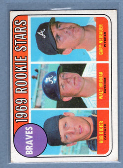 1969 Topps #611 Braves Rookies  EX  GO577