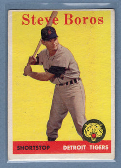 1958 Topps #81 Steve Boros (b) VG  GO501