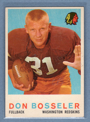 1959 Topps #123 Don Bosseler (b) EX  GO130