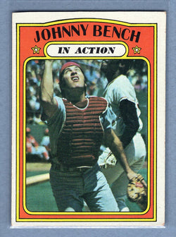 1972 Topps #434 Johnny Bench IA EX  GO500